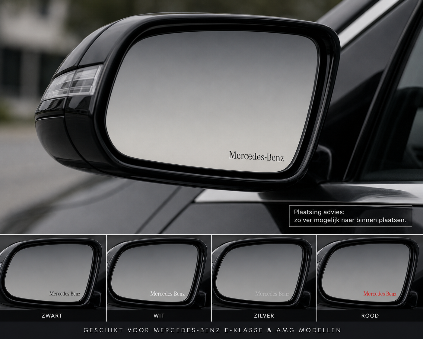 Mercedes-Benz Buitenspiegel Detail Sticker Set Van 2