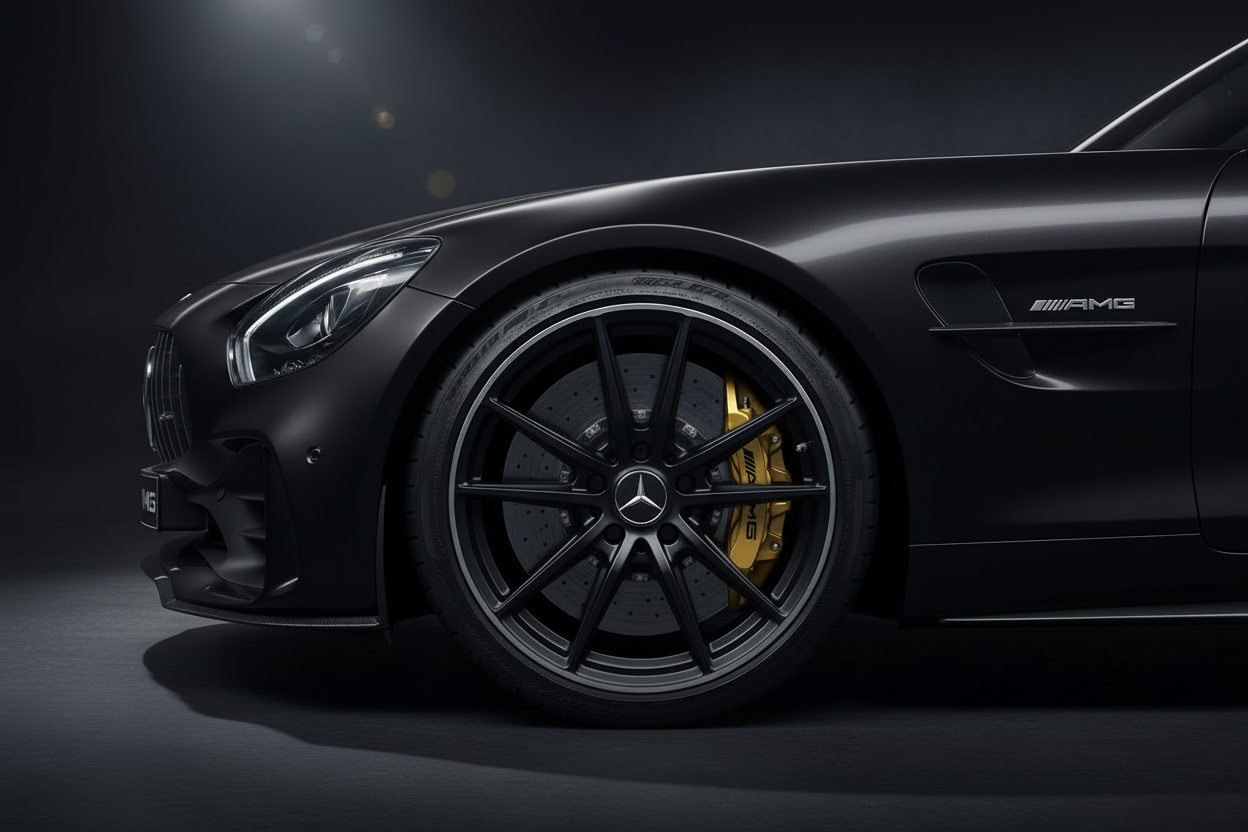 AMG Hero Shot Zwarte Auto