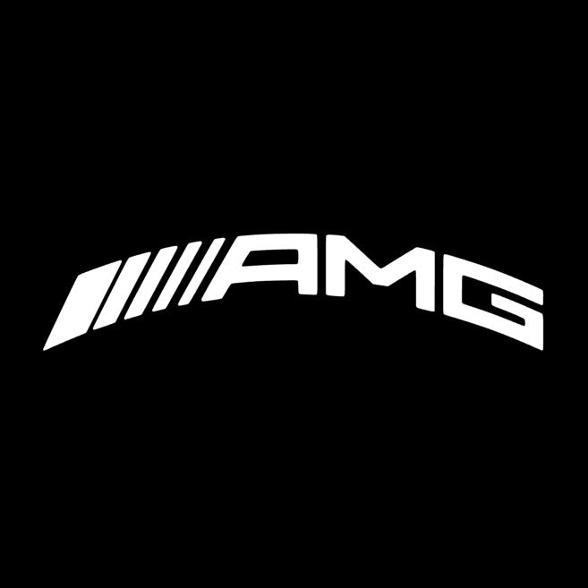 Juego de pegatinas curvas para pinzas de freno Mercedes AMG