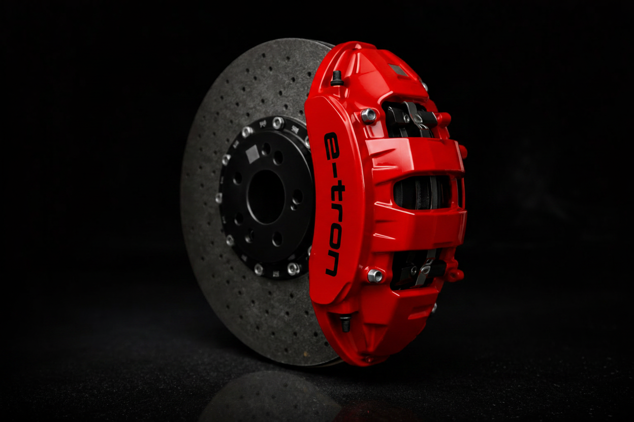 e-tron remklauw mockup recht verticaal